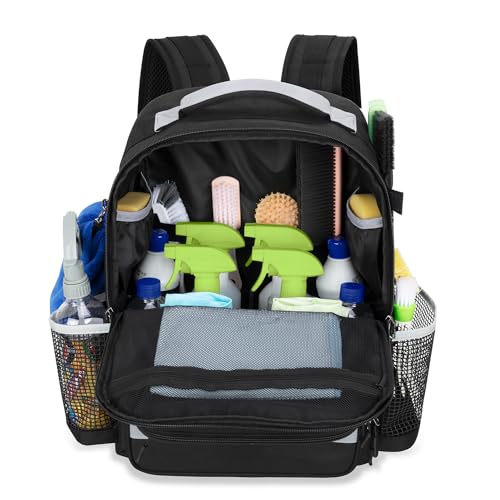 HODRANT Cleaning Backpack with Bottom Plate & Waterproof Bottom