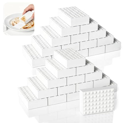 50 Pack 2X Density Melamine Sponges Long Lasting Magic Cleaning Eraser Pads - size: 50pcs