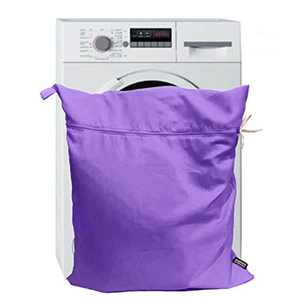 Pet Washing Bag Dog Cat Horse Hair Laundry Bag for Rug Sheet Boots Pets Laundry Helper by Harrison Howard Light Purple - color: Light Purple
