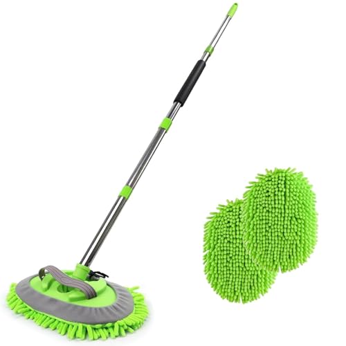 HITJOY 62'' Car Wash Brush with Long Handle, 3Pcs Car Wash Kits - color: 6pcs