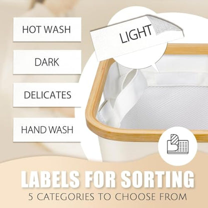 Hampers for Laundry Basket with Lid, 145L Large Laundry Hamper 3 Section - color: Beige, size: 145L