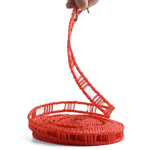 Foshine Clothesline 5m 1.64ft Length 2 Pack Clothes Drying Rope - color: White,red, size: 2 Pack