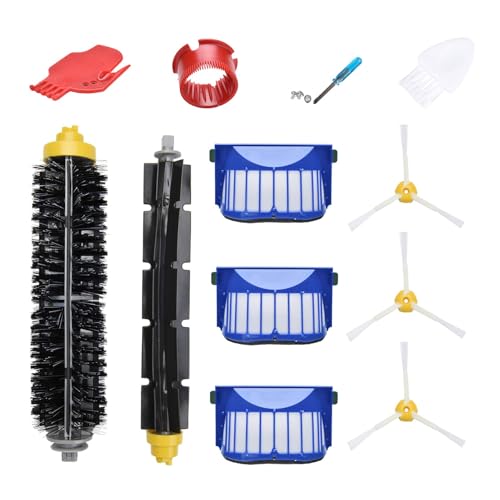 LOVECO Replacement Parts Kit for iRobot Roomba 600 Series & 500 Series - size: 1+3+3