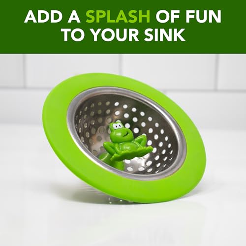 Joie Ribbit Kitchen Sink Strainer Basket Garbage Disposal Drain Cover, Frog - size: Frog - 4.5"