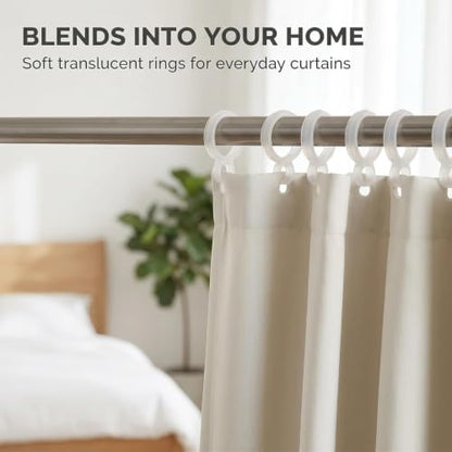 50 Pcs White Plastic Windproof Hanger Hooks Clothes Hanger Buckle Clip Laundry Hanging Hooks Closet Rod Hanging Tool for Drying Rack Suit Hangers Clothes Hangers