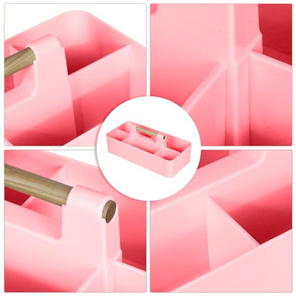 Baby Shower Caddy Plastic Nursery Portable Storage Organizer Pink - color: Pink