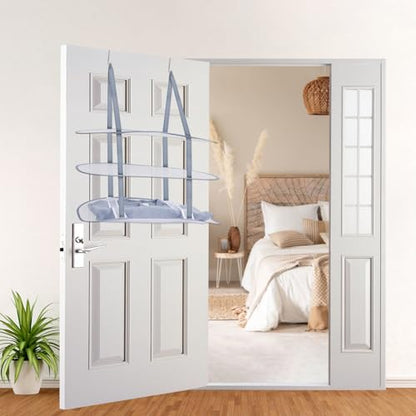 2 Pcs Sweater Drying Rack Over The Door, 3 Tier Foldable Clothes Dry Hanger