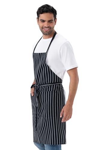 Chef Works Unisex Chef Apron - color: Chalk Stripe, 2 Pack