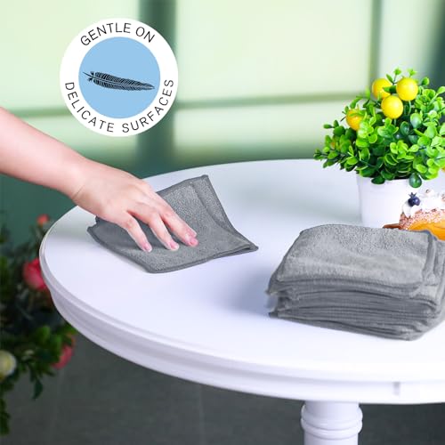 Tanlade 30 Pcs Dry Erase Cloth,6 X 6 Inch,Gray - color: Gray, size: 6 x 6 Inch