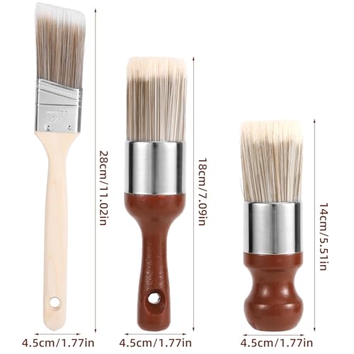 3pcs Salve Brush for Furniture, Leather & Wood Cleaning Brushes - style: Style C