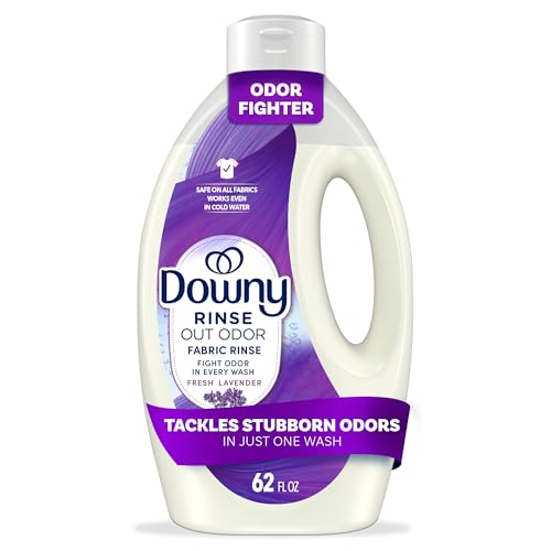 Downy Rinse Laundry Odor Remover, Fresh Lavender Scent, 62 FL OZ, Fabric Softener and Laundry Odor Removal Rinse - size: 62 Fl Oz (Pack of 1)