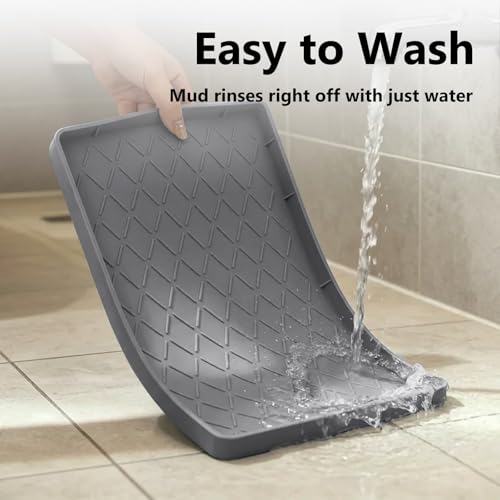 Mateeylife Under Sink Mat Kitchen Waterproof, Silicone Sink Tray 22"X31" - color: Dark Grey, size: 22''W x 31''L