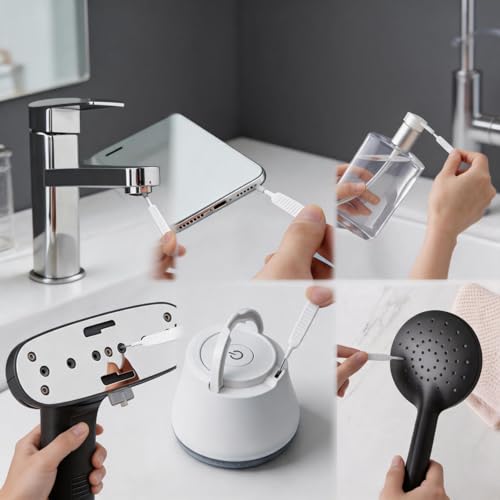 20 Packs Shower Head Cleaning Brushes for Small Holes, 2026 New Multi-Use Anti-Clog Brush Set for Shower Nozzles, Faucets, Gaps, and Household Crevices