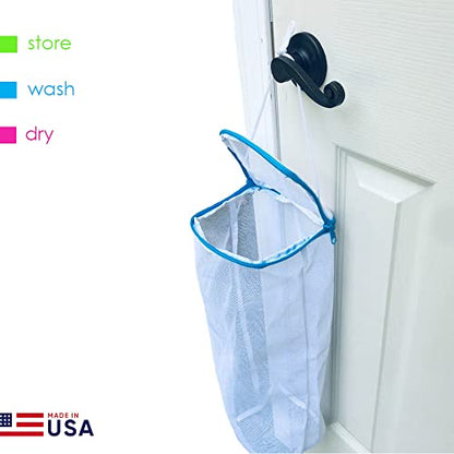 Mesh Laundry Bag with Zipper for Socks & Delicates