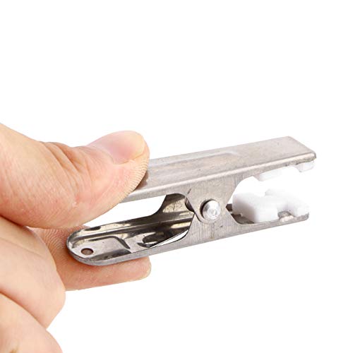 20pcs Stainless Steel Clothes Pins Durable Metal Clips Clothespins Laundry Chip Clips Home Underwear Pegs