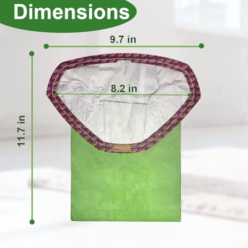 40 Pack 107314 Backpack Vacuum Bags, Compatible with ProTeam 6 QT Vacuum Cleaner, Micro Filter Bags for Vacuum Cleaner, Super Coach Pro 6, ProVac FS 6, GoFit 6, GoFit 6 PLUS (40 Pack) - size: 40 Pack