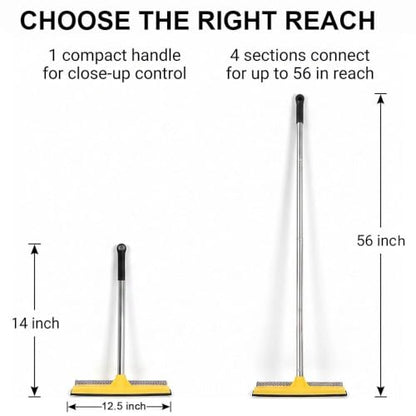 Window Cleaning Kit with 10L Collapsible Bucket - color: Yellow