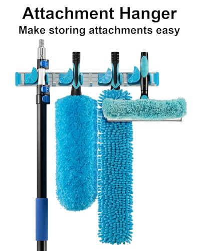 20 Foot High Ceiling Fan and Cobweb Duster with 12ft Extension Pole - size: 12ft
