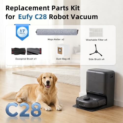 C28 Replacement Parts for Eufy C28 Robot Vacuum - color: C28 Accessories