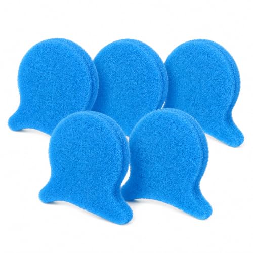 5PCS Laundry Ball Washing Machine- Accessories Lint Pet Hair Remover Anti Tangle Wash Balls Set - color: Blue