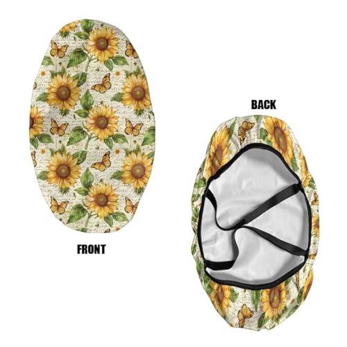 Ironing Board Cover Mini Size, Stretchable Ironing Pad Dust Cover - Fade & Scorch Resistant, Easy Installation 14x24 Inch, Vintage Sunflower Butterfly Pattern - color: Vintage Sunflower Butterfly Pattern