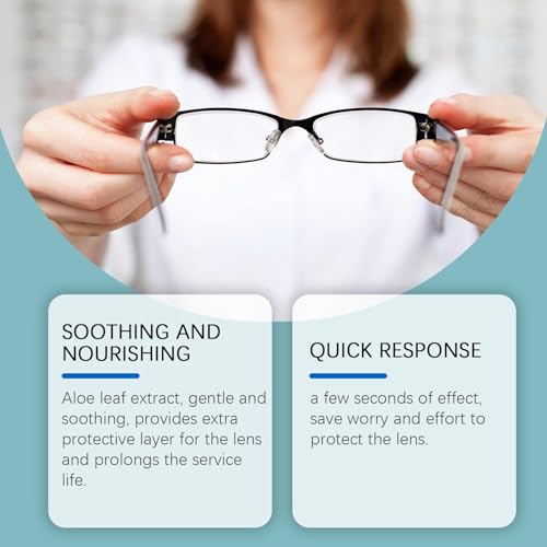 2PCS Lens Scratch Remover Spray,Scratch Repair Tool for Eyeglass and Sunglasses,with Cleaning Lenses and Removing Screen Scratch,Glasses Cleaning Repair kit