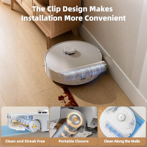 24 Pack Accessories Kit for Roborock Qrevo Curv 2 Flow Robot Vacuum