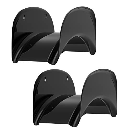Gardzen 2-Pack Heavy Duty Hose Hanger Wall Mount Black - size: Black - 2 Pack