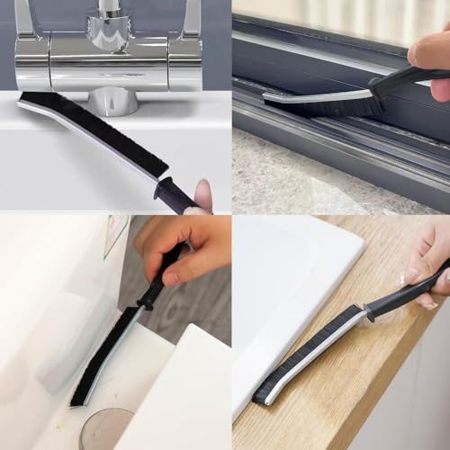 Multi-Purpose Crevice Cleaning Brush,Track Groove Cleaner Household Tool for Bathroom Kitchen