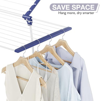 APEXCHASER Clothes Drying Rack, Drying Rack Large Space with 2 Wings - style: 2 Wings
