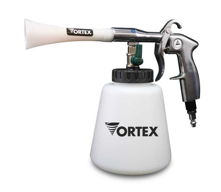 HI-TECH Vortex I Air Cleaning Gun – Deep Cleans Auto Interiors & Exteriors – Compressed Air Powered – Car Detailing Tool for Dirt, Dust, Grime & Stains - size: V-100
