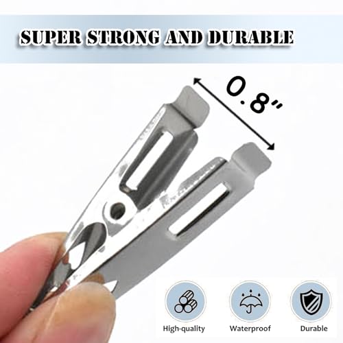 Stainless Steel Towel Clips, Heavy Duty Metal, 20PCS/2in - color: 2inch/20pcs