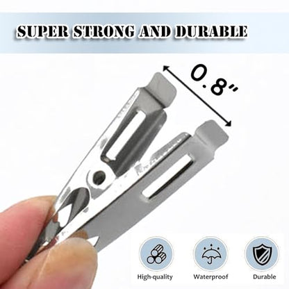 Stainless Steel Towel Clips, Heavy Duty Metal, 20PCS/2in - color: 2inch/20pcs
