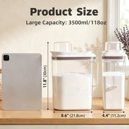 Covzoe Laundry Detergent Dispenser, 118 Oz Liquid Laundry Soap Container