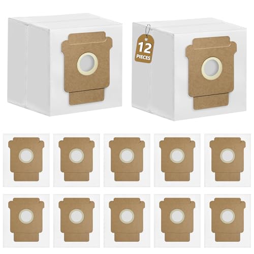 12 Pack Dust Bags Compatible with iRobot Roomba 105X,104,105,Plus 405,505,504,705 Vac,415X,705X, Vacuum Bags, Large Capacity Disposable Replacement Bags - size: 105 Vacuum Bags