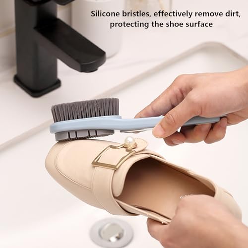 Laundry Stain Brush Clothes Cleaning Brush Double-Sided Soft Bristle Brush