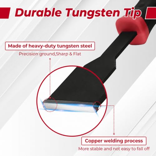 Carbide Scraper(5/8"),Super Gasket Scraper Remover,Red - size: Red-1x5/8"