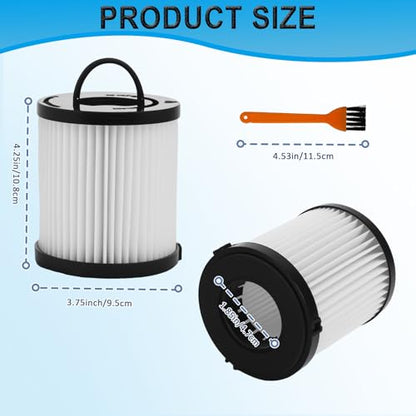 Podoy DCF-21 Vacuum Filter 2Pc Compatible with Eureka Airspeed AS1000 EF91B