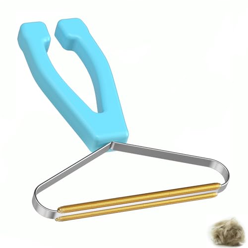 Carpet Rake, Lint Remover, Pet Hair Remover for Dog Cat Fur & Carpets - color: Sky Blue