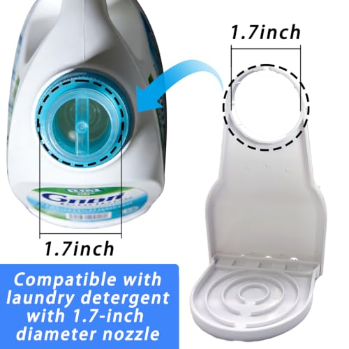 2pcs liquid detergent dispenser holder with detergent cup holder and drip tray is easy to clean and easy to organize and store in the room.