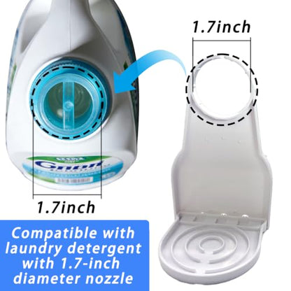 2pcs liquid detergent dispenser holder with detergent cup holder and drip tray is easy to clean and easy to organize and store in the room.
