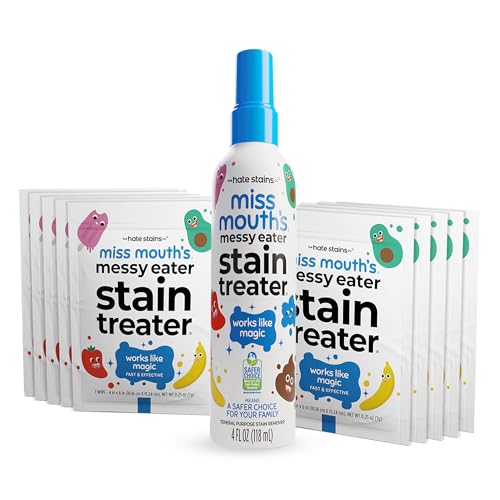 Miss Mouth's Messy Eater Stain Treater & Wipes Travel Kit - size: spray & 10 pack wipes