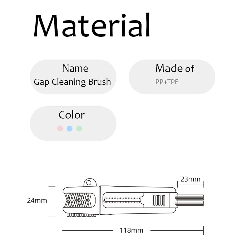 4-in-1 Bottle Cleaning Brush Set, Multifunction Silicone Cup Lid Gap Cleaner, Home Kitchen Crevice Cleaning Tools, 3 Pcs, Red - color: 3 Pcs Red