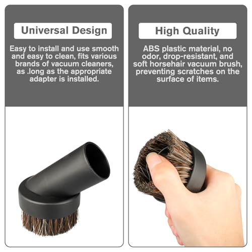 3PCS Horse Hair Brush Vacuum Attachment Set For Shark Vacuum Attachment - style: 3Pack for Shark Vacuum Brush Attachment