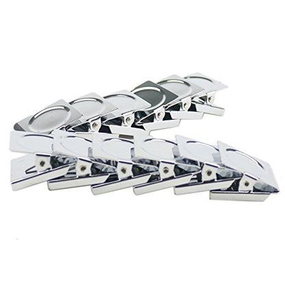 Ogrmar 12 Pack Magnetic Clips 1.75 Inch Heavy Duty Refrigerator Magnet Clip - size: 1.75"