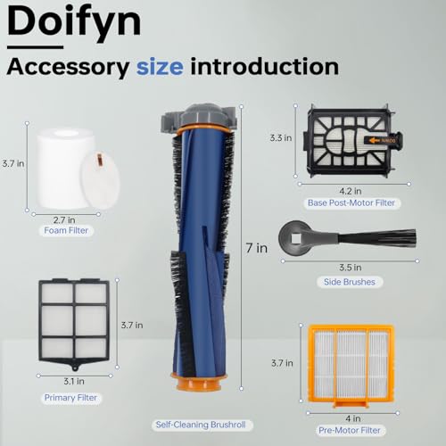 Replacement Parts for Shark AI AV2501S AV2511AE Robot Vacuum Cleaner, 23Pcs - size: Complete Kit - 23 Parts