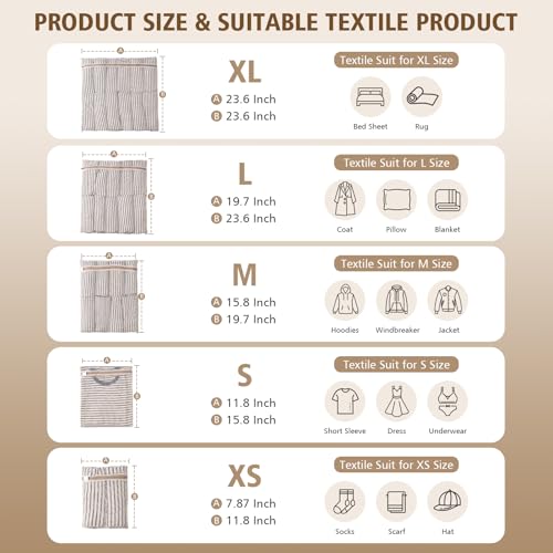 HEAVYWOOD 4-Piece Cotton Mesh Landry Bag Organic Wash Bag for Washing Machine Lingerie Bags for Washing Delicates with Sturdy Anti-Rust Zipper Clothes Washing Bag (4Bags, L) - size: 4 Large