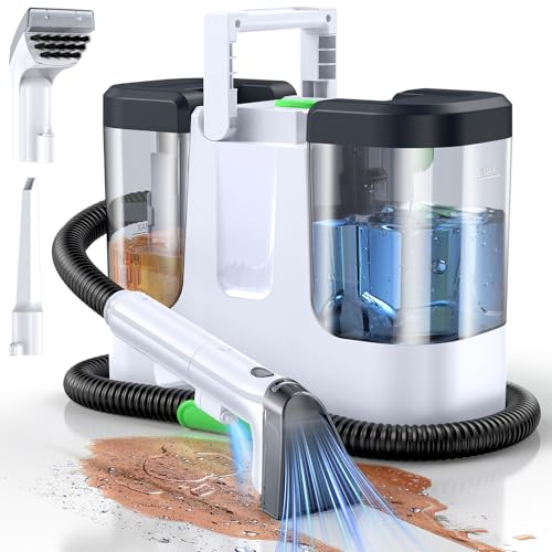 Carpet Cleaner Machine,Deep Cleaner Machine for Rug Cleaner & Couch Cleaner - color: Black & White