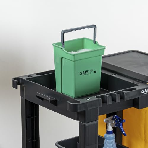 Restaurantware 4 qt Green Cleaning Bucket - color: Green, size: 4 Quarts