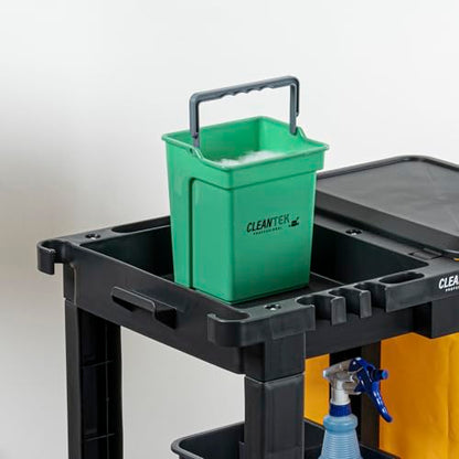 Restaurantware 4 qt Green Cleaning Bucket - color: Green, size: 4 Quarts